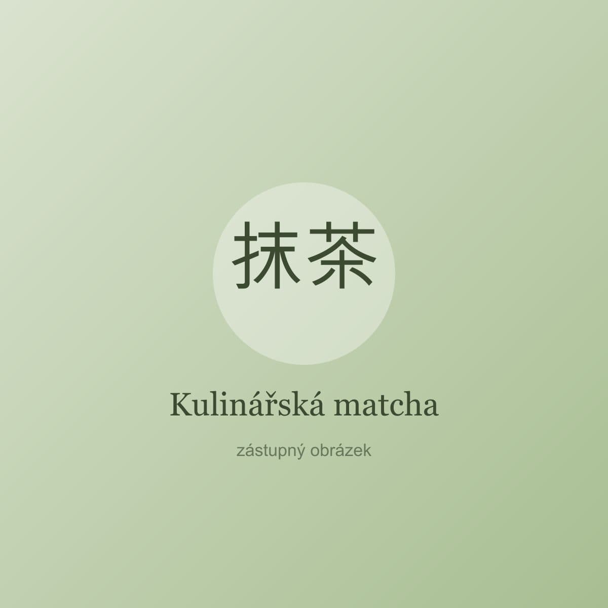 Kulinářská matcha
